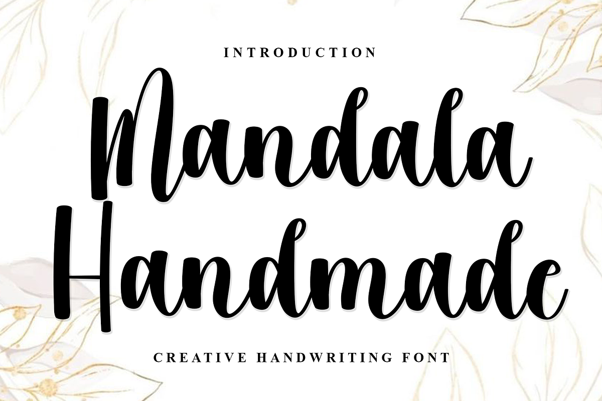 Mandala Handmade, a Handwritten Font by InermediaSTUDIO (Photo 1 of 7)