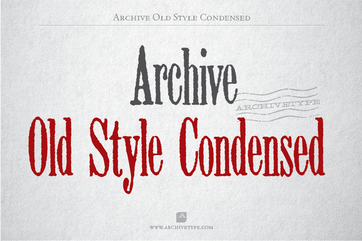Archive Old Style Cond