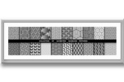 Geometric set of seamless black and, a Pattern Graphic by RODINA (Thumbnail 3 of 3)