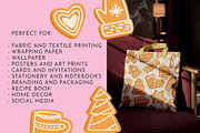 FUNKY GINGERBREAD COOKIES: clipart, a Food Illustration by Elliko shop (Thumbnail 2 of 7)