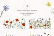 Meadow Botany. Watercolor Floral Set, a Healthcare Illustration by JulShuman (Thumbnail 9 of 11)