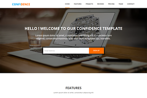 Confidence Digital Agency Web Theme