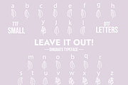 Leave It Out Dingbats Font, a Symbol Font by Minimalartstudio (Thumbnail 2 of 3)