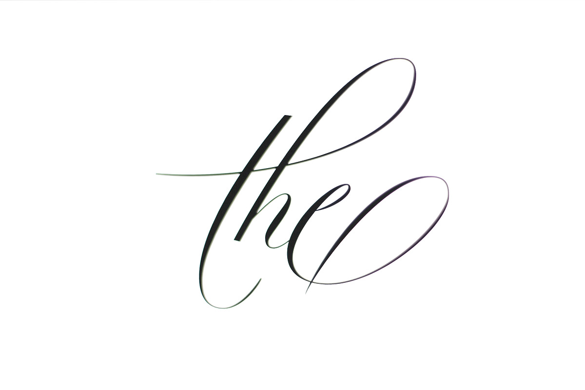 Fifty pre-made elements of THE, a Symbol Font by Blessed Print (Photo 13 of 20)