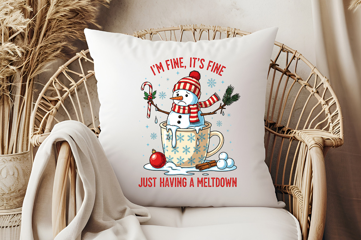 Funny Cute Snowman Png, Christmas Pn, an Illustration by Libby Wishes (Photo 2 of 6)