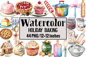 Holiday Baking, an Illustration by Design Market