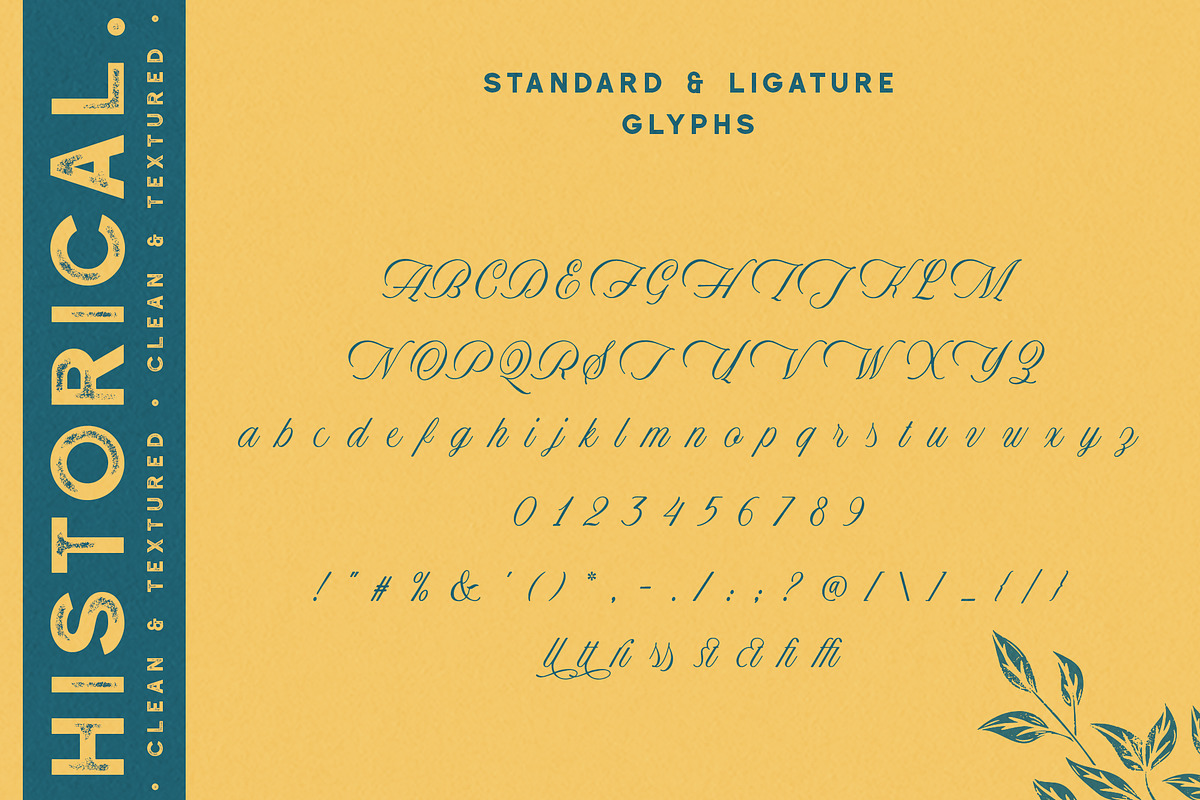 Historical - Handdrawn Font, a Script Font by Runsell Studio (Photo 10 of 12)