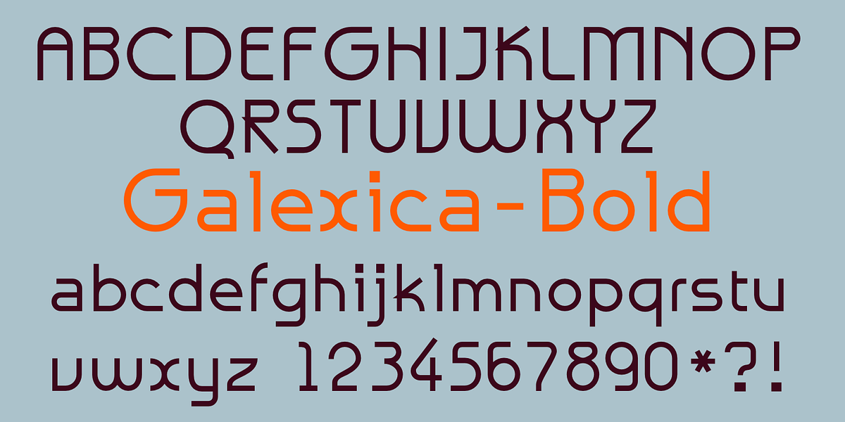 Galexica, a Sans Serif Font by Ingrimayne Type (Photo 5 of 9)