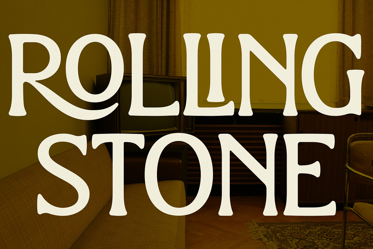 Qetalon Retro Typeface Font, a Serif Font by Storytype Studio (Photo 9 of 15)