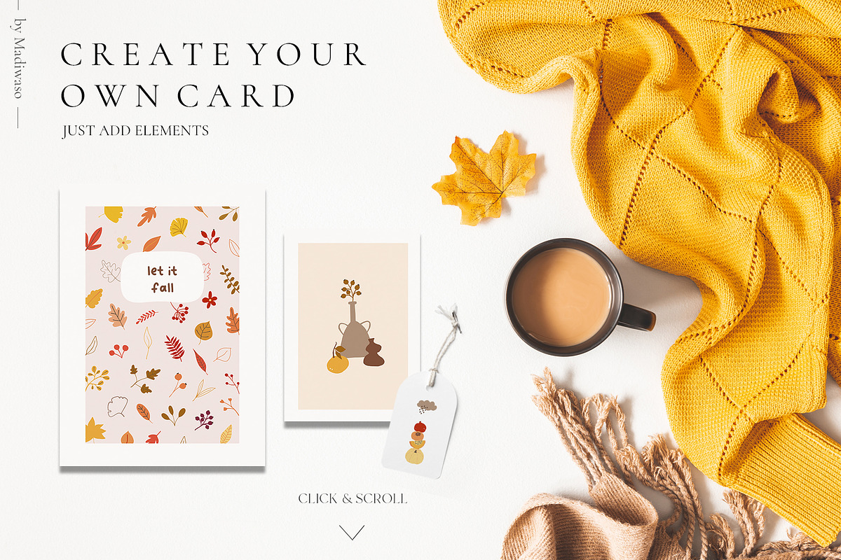 AUTUMN cozy fall season graphic set, a Seasonal Illustration by Madiwaso (Photo 4 of 12)