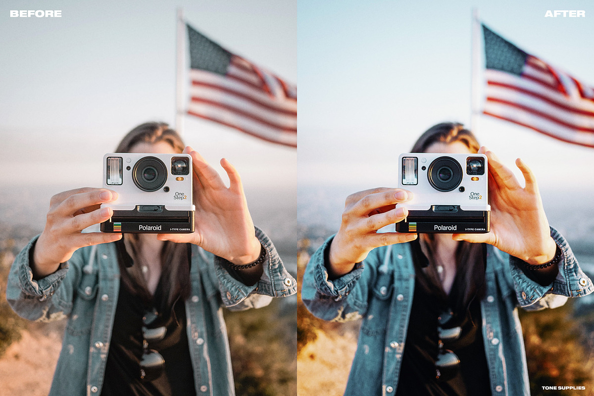 Instant Film LUT Presets Photoshop, a Preset Add-On by TONE SUPPLIES (Photo 5 of 10)