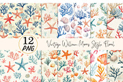 Watercolor Coral Seamless Pattern, a Texture Illustration by DreamPrint404 (Thumbnail 3 of 3)