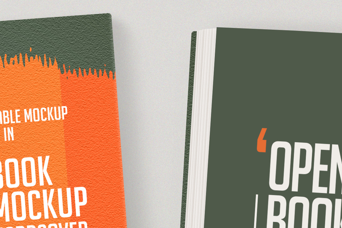 Open Hardcover Book Mockup (Square), a Print Template by ArtefShop (Photo 19 of 22)