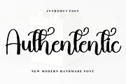 Authententic, a Handwritten Font by InermediaSTUDIO (Thumbnail 1 of 8)