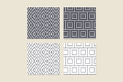 Black & White Patterns - Vector(ai), a Pattern Graphic by DeepDesign (Thumbnail 3 of 6)