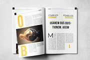 Magazine Layout Template, a Magazine Template by Grkic Creative (Thumbnail 5 of 13)