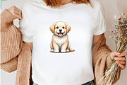 Cute Dogs Stickers & Clipart, a Seasonal Illustration by CreationArt (Thumbnail 6 of 7)