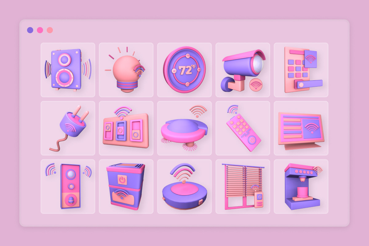 Smart Devices 3D Icon Pack, a Technology Illustration by twinstd