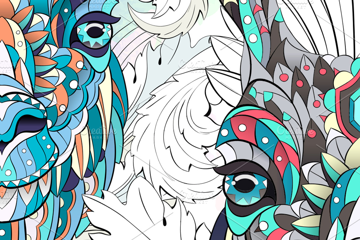 Ethnic Collection: Llama, an Animal Illustration by ArtoJoy (Photo 6 of 6)