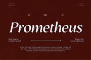GC Prometheus – Serif Family, a Serif Font by Glyphonic (Thumbnail 1 of 15)