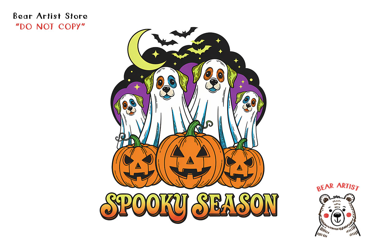 Retro Halloween, Hand-draw PNG, an Object Graphic by GlitterCraft (Photo 37 of 101)