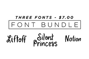 Font Bundle ONE