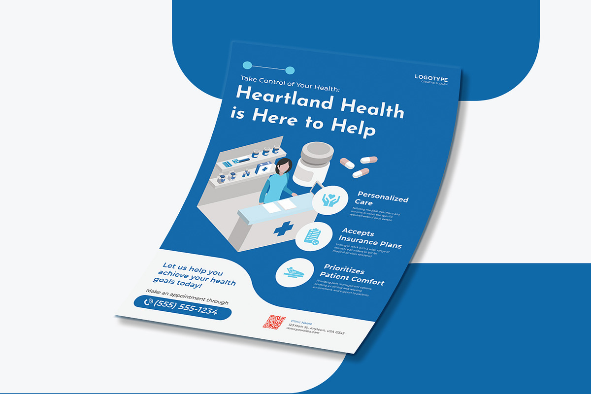 Health Clinic - Poster A2, a Design Template by VUNIRA (Photo 2 of 3)