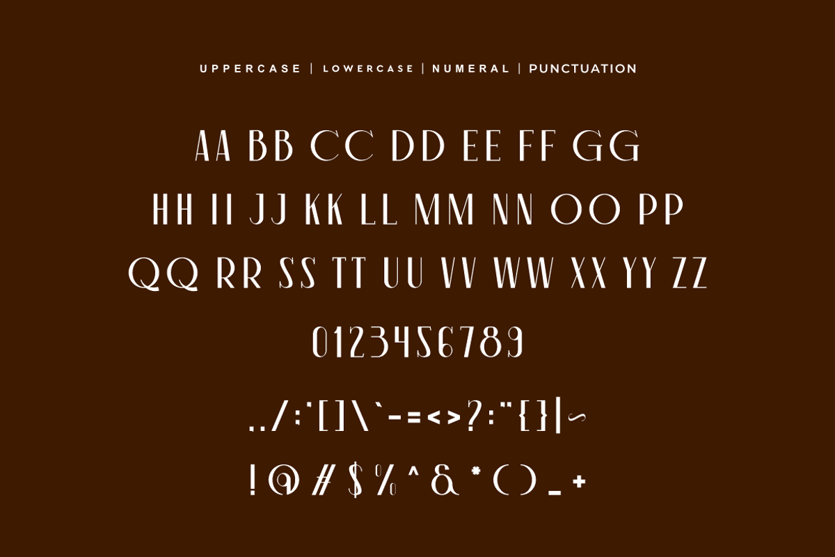 Cisqedo - Modern Luxury Font, a Sans Serif Font by QR Design Studio (Photo 6 of 7)