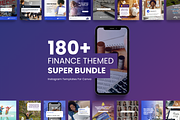 Finance Social Media SUPER Bundle, a Social Media Template by Sincerely Media (Thumbnail 1 of 2)