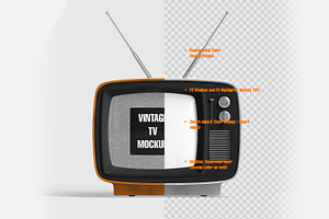 Vintage Tv Mockup Tv, Tv Mockup