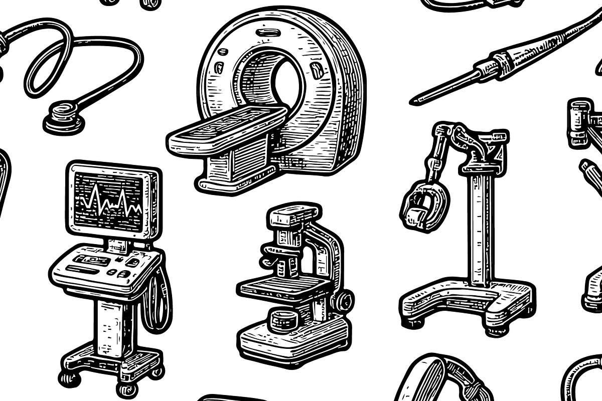 Medical Equipment Set, an Object Graphic by RT Studio (Photo 3 of 4)