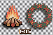 Chritmas Sublimation Bundle Png, a Seasonal Illustration by protabsorkar11 (Thumbnail 8 of 9)