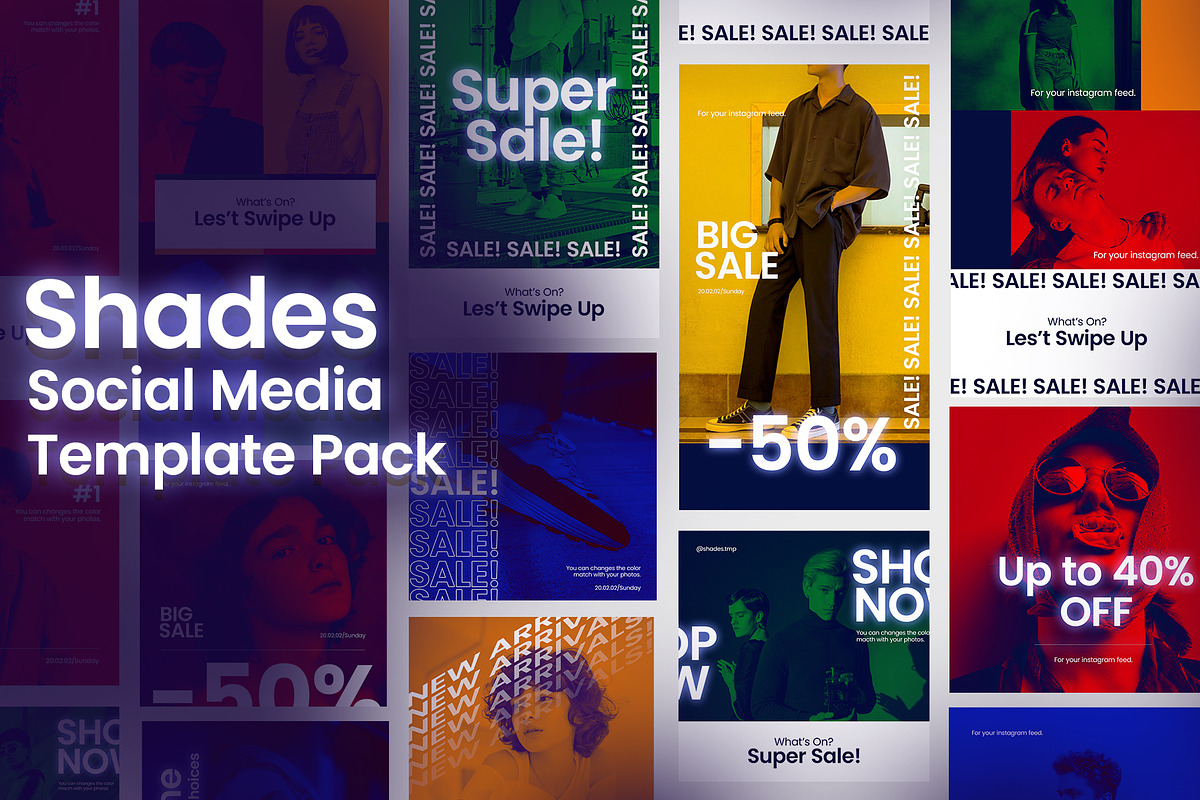 Shades Social Media Template, a Social Media Template by Visualin.std (Photo 8 of 8)