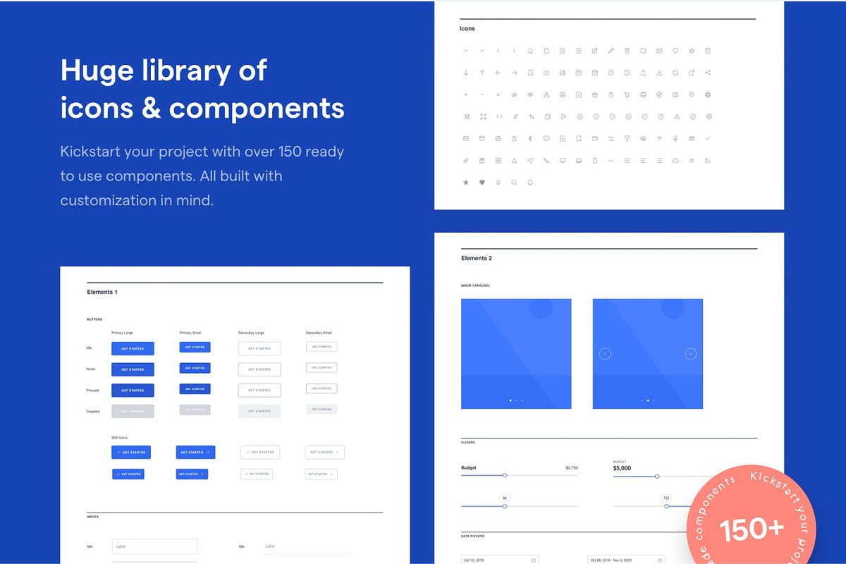 Apollo Wireframe UI Kit, a Wireframe Template by CreativeUI (Photo 6 of 10)