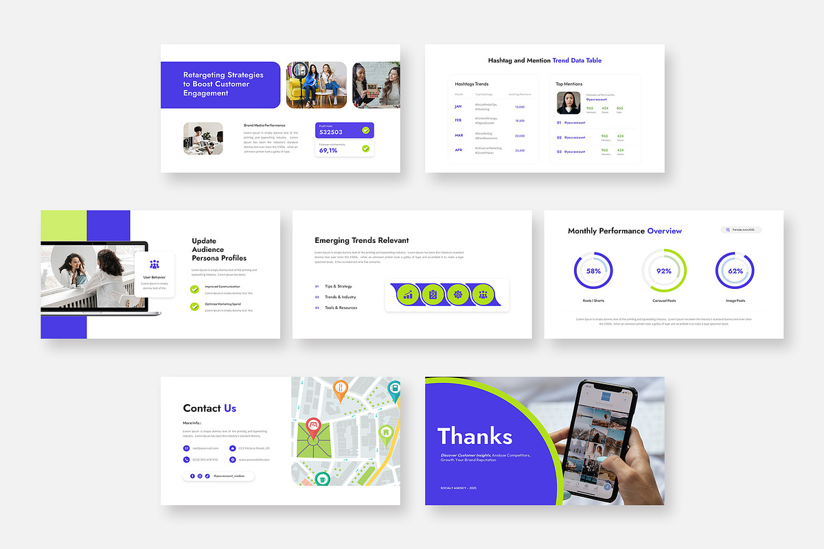 Socialy - Social Media Google Slides, a Presentation Template by Premast (Photo 3 of 3)