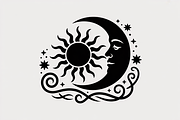 sun and moon surrounded by flowing, an Illustration by Amazin_art (Thumbnail 21 of 25)