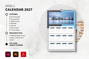 Wall Calendar 2027 Template, a Stationery Template by MstArtwork (Thumbnail 6 of 7)