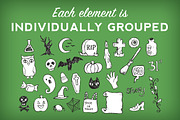 Halloween Sketch Collection, an Illustration by Jaleh Afshar (Thumbnail 2 of 4)