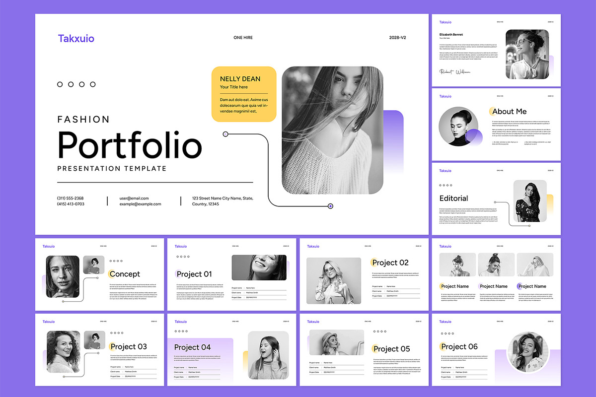 Geometric Portfolio Presentation, a Presentation Template by ContestDesign (Photo 1 of 5)
