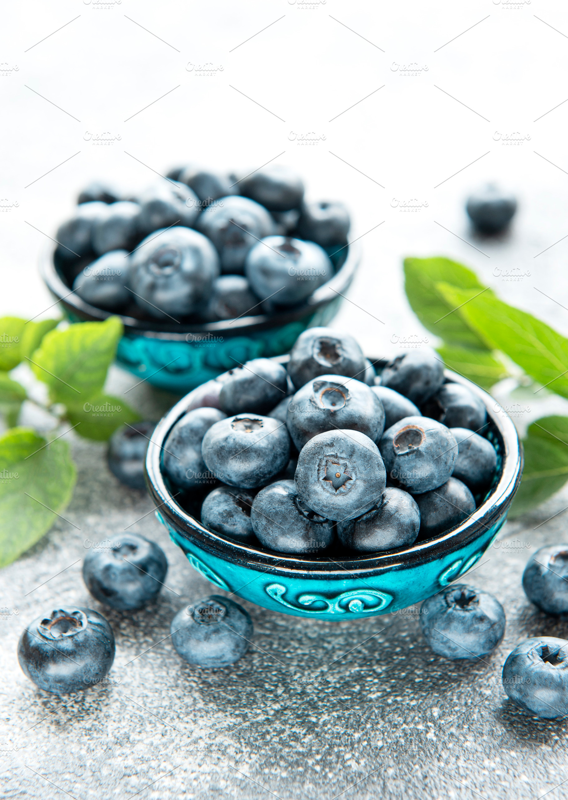 Freshly picked blueberries, a Food & Drink Photo by Olena Rudo