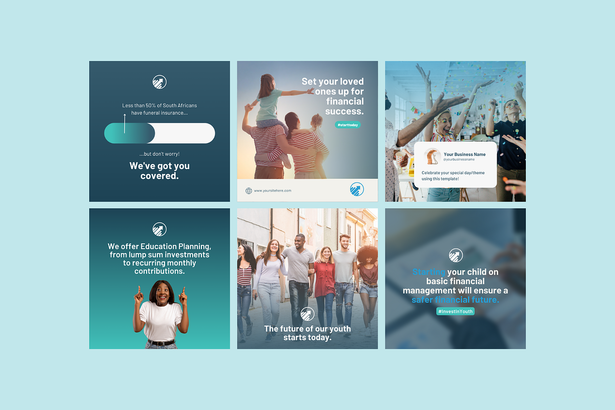 12 Finance Social Media Templates, a Social Media Template by Sincerely Media (Photo 6 of 9)
