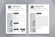 Modern Resume CV Template Design, a Resume Template by Blackcloud_Creations (Thumbnail 3 of 5)