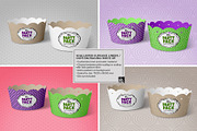 Cupcake Cups Packaging Mockup, a Cups & Container Mockup by INCDesign (Thumbnail 4 of 6)
