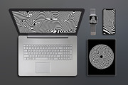 Op Art - Vector backgrounds bundle, a Background Graphic by RDShop (Thumbnail 6 of 14)