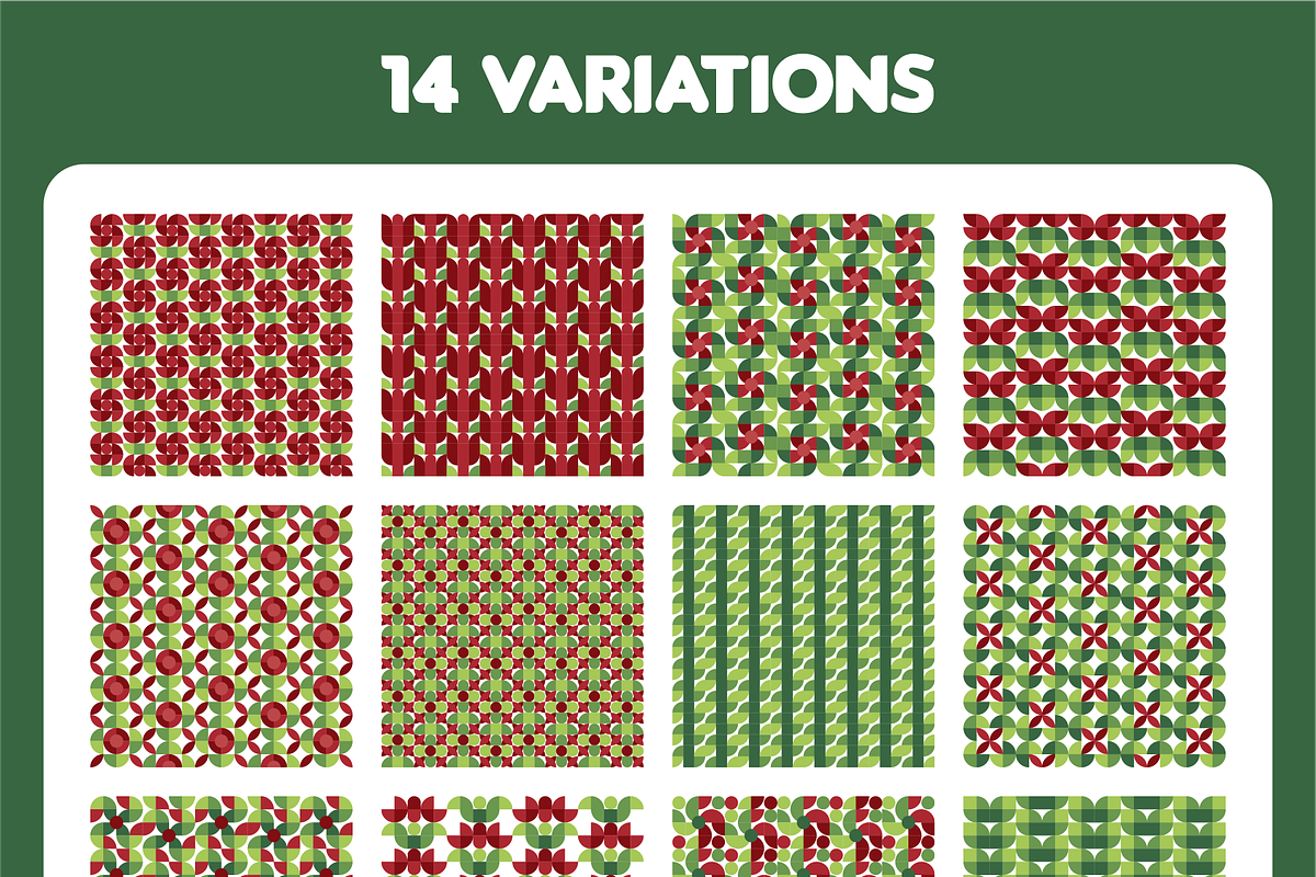 Flat Floral Seamless Pattern 2, a Pattern Graphic by WM48 Shop (Photo 7 of 7)