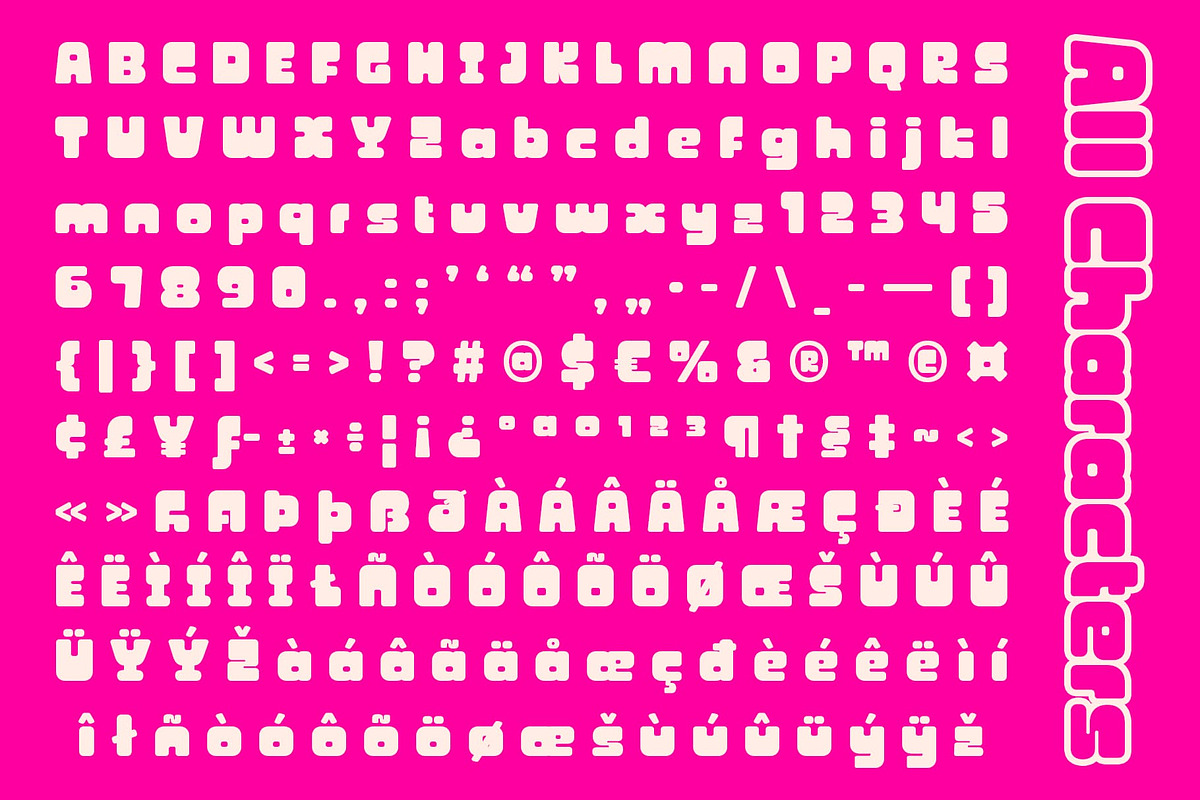 CS Soria – Y2K Font, a Sans Serif Font by Craft Supply Co. (Photo 8 of 8)