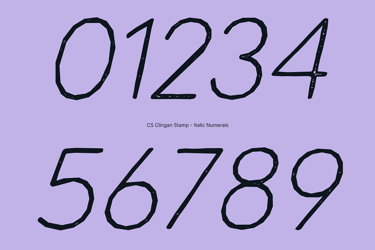 CS Clingan Stamp, a Sans Serif Font by Craft Supply Co. (Photo 4 of 8)