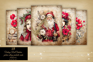 Printable Red Christmas Cards