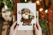 Whimsical christmas Santa clipart, an Illustration by Designworld (Thumbnail 6 of 6)