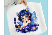 Whimsical Cute Lavender Fairy, a Seasonal Illustration by designcity5 (Thumbnail 3 of 5)